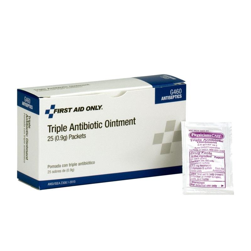 TRIPLE ANTIBIOTIC OINTMENT 25/BX - Ointments and Antiseptics